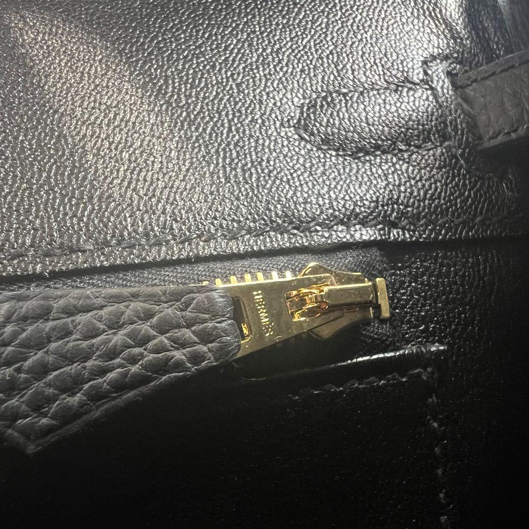 Birkin25 バーキン25 Black ブラック Togo トゴ GHW ゴールド金具 Stamp-W W刻印