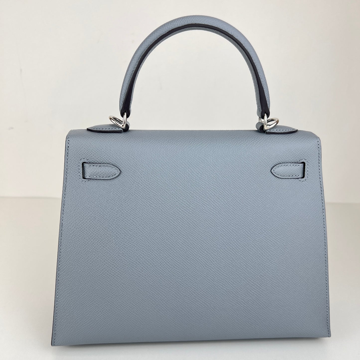 Hermès エルメス Kelly25 ケリー25 Stamp-K K刻印 Epsom エプソン Gris pantian グリパンタン PHW シルバー金具