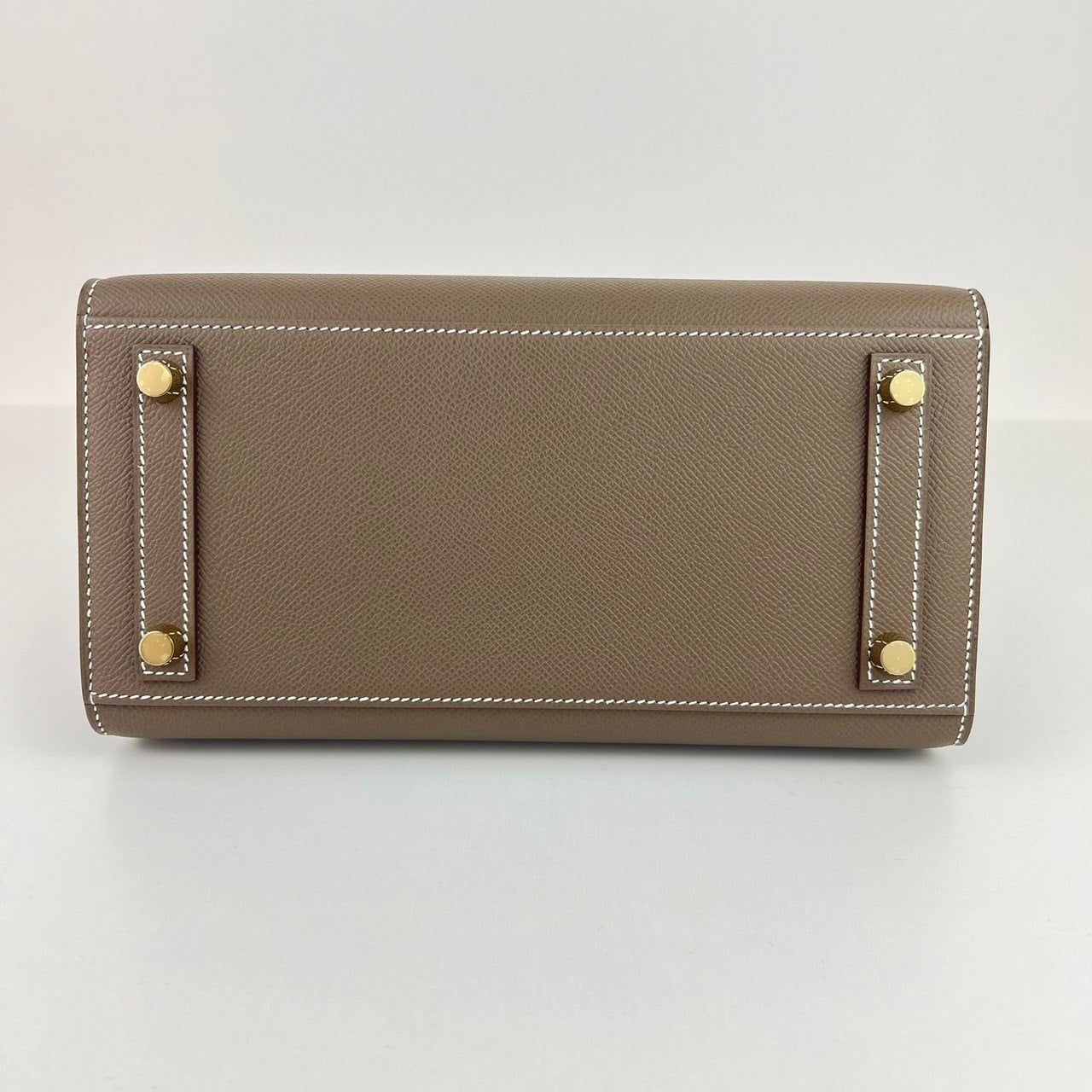 Birkin25 Sellier バーキン25セリエ Etoupe エトープ GHW ゴールド金具 Epsom エプソン Stamp-W W刻印 ハンドバッグ レディースバッグ