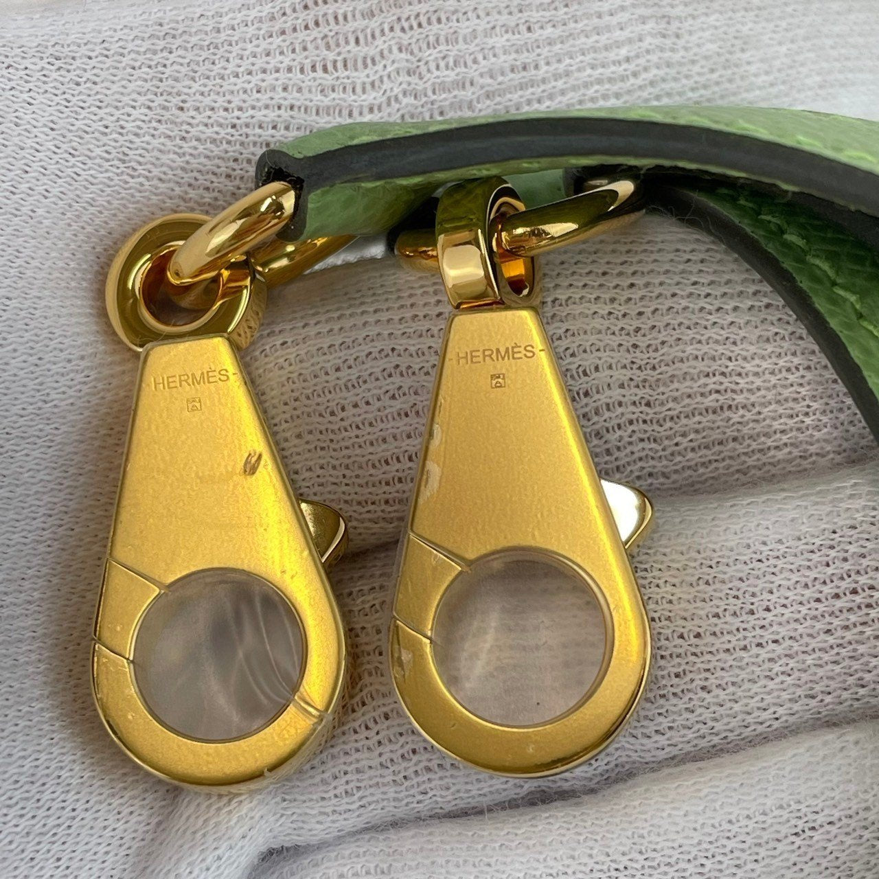 Kelly25 ケリー25 Vert criquet ヴェールクリケット Epsom エプソン GHW ゴールド金具 U刻