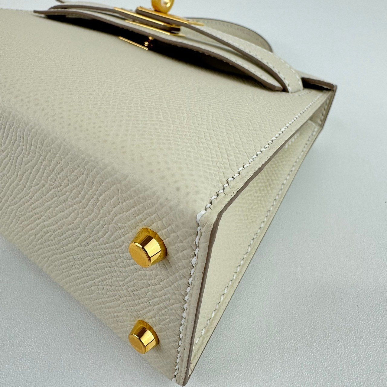 Mini kelly ミニケリー Craie クレ Epsom エプソン GHW ゴールド金具 Stamp-U U刻印
