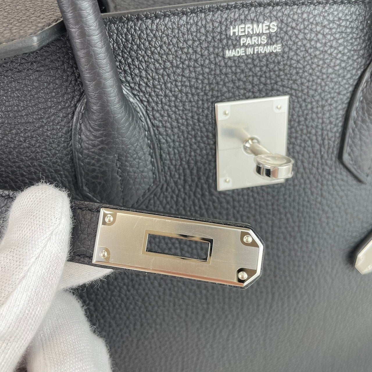 Birkin35 バーキン35 Black ブラック PHW シルバー金具 B刻