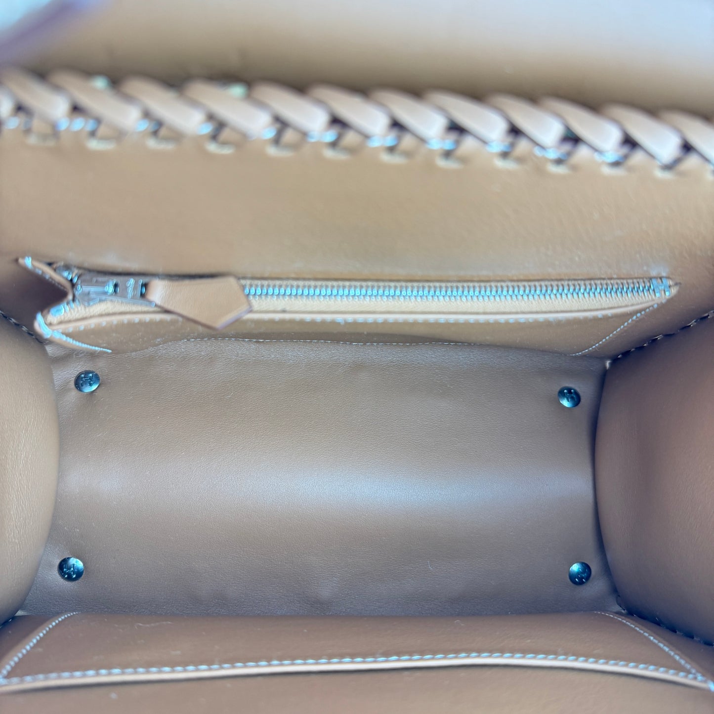 Birkin25 picnic バーキン25ピクニック Gold ゴールド PHW シルバー金具 Swift/Rattan Stamp-B B刻印