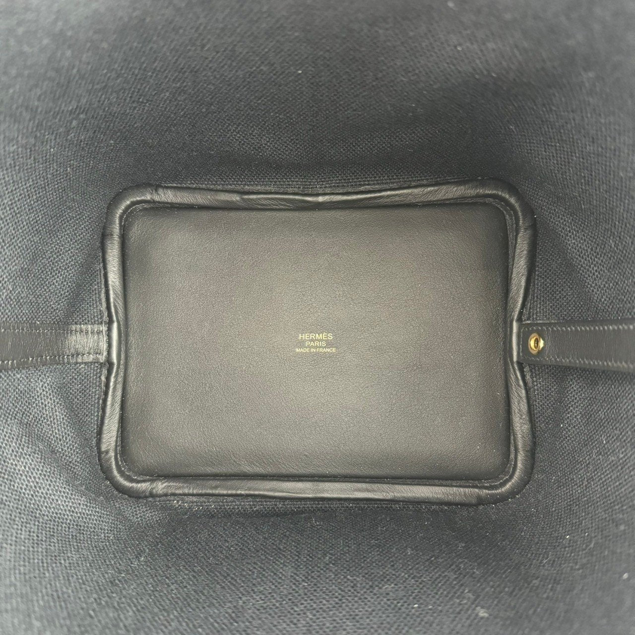 Picotin Lock PM cargo ピコタンカーゴPM Black ブラック GHW ゴールド金具 W刻印 Toile goeland/Swift トワルゴエラン/スイフト