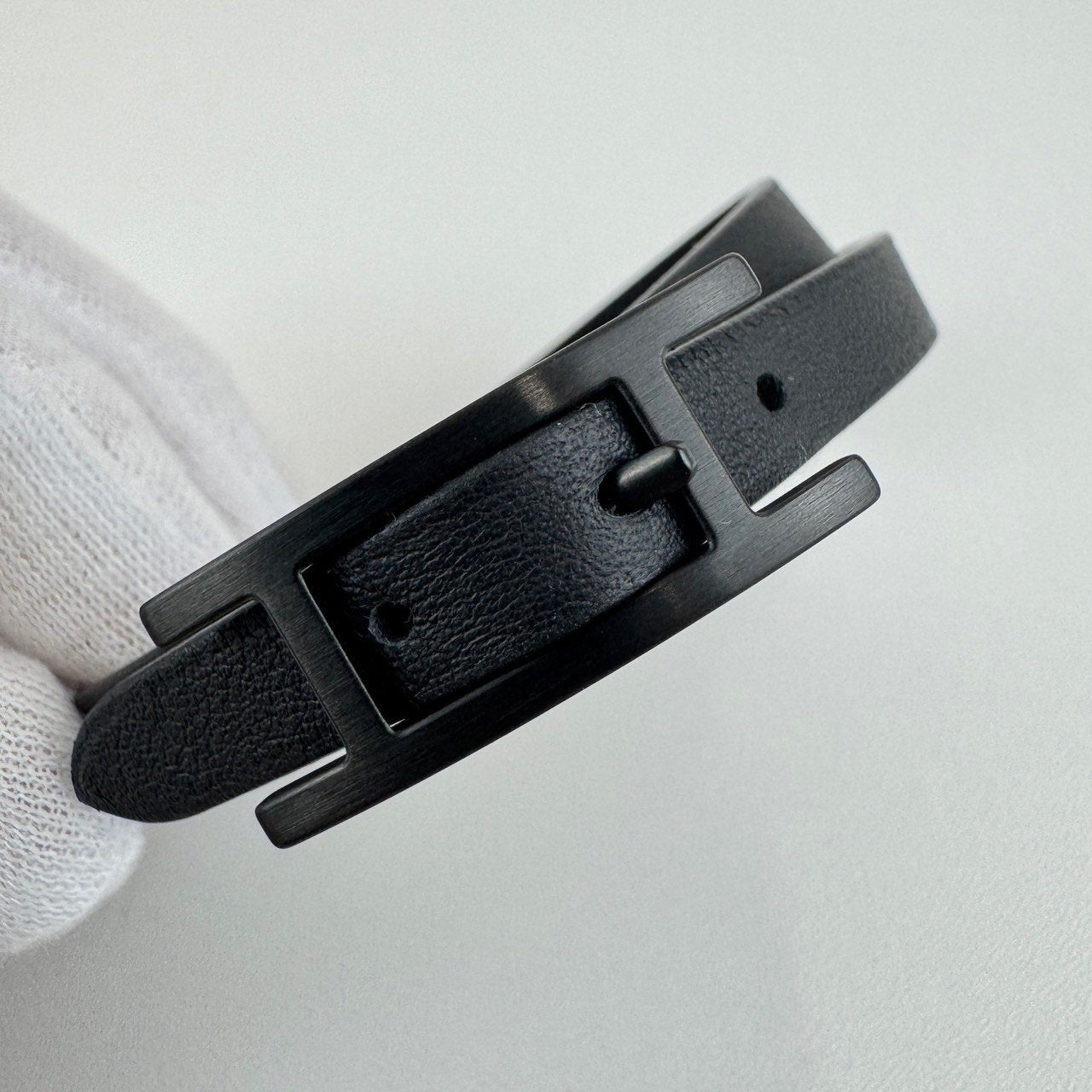 Behapi Double Tour bracelet レザーブレスレット Black ブラック Black Swift スウィフト Epsom エプソン