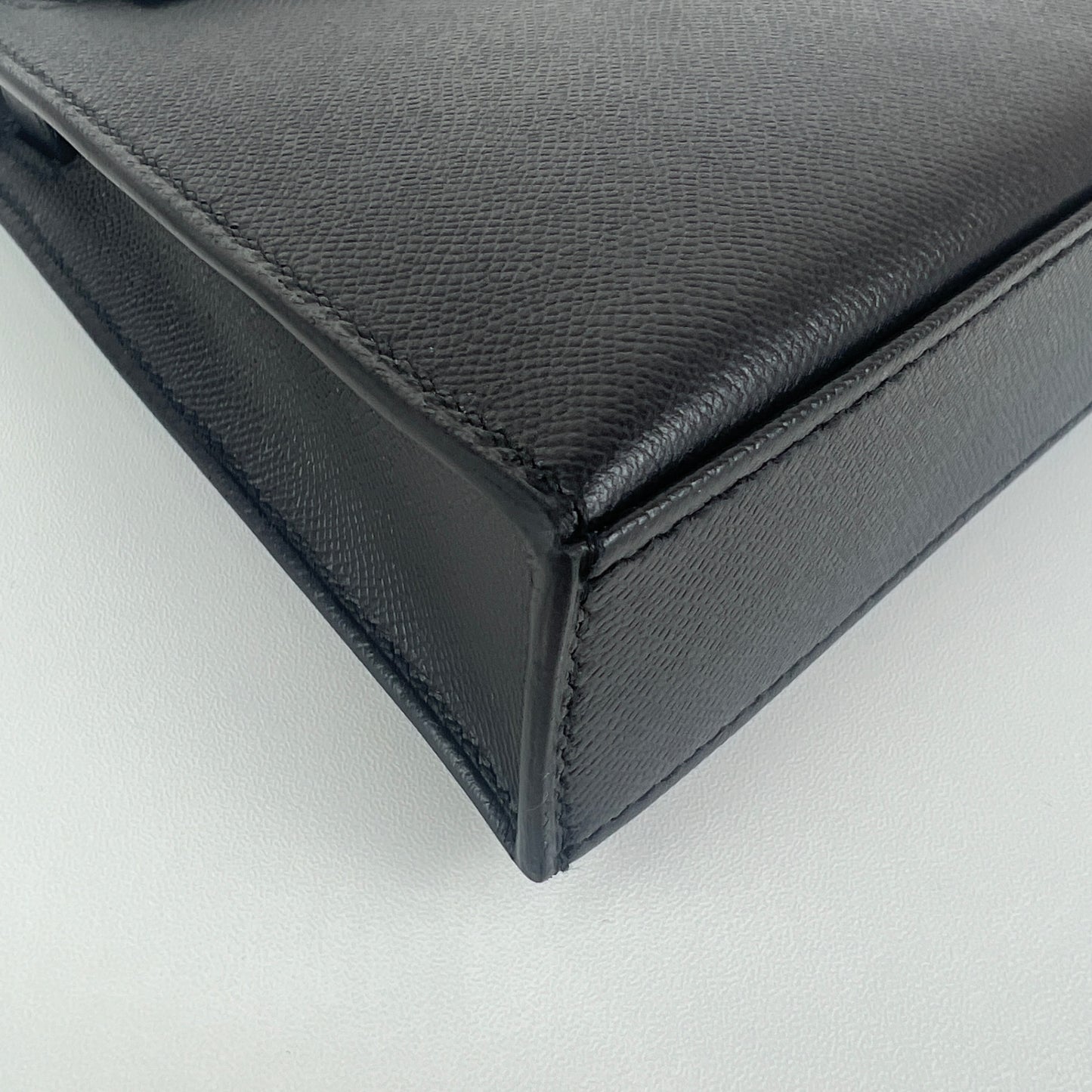 Kelly elan Black ブラック Madame マダム PHW シルバー金具 Stamp-K K刻印