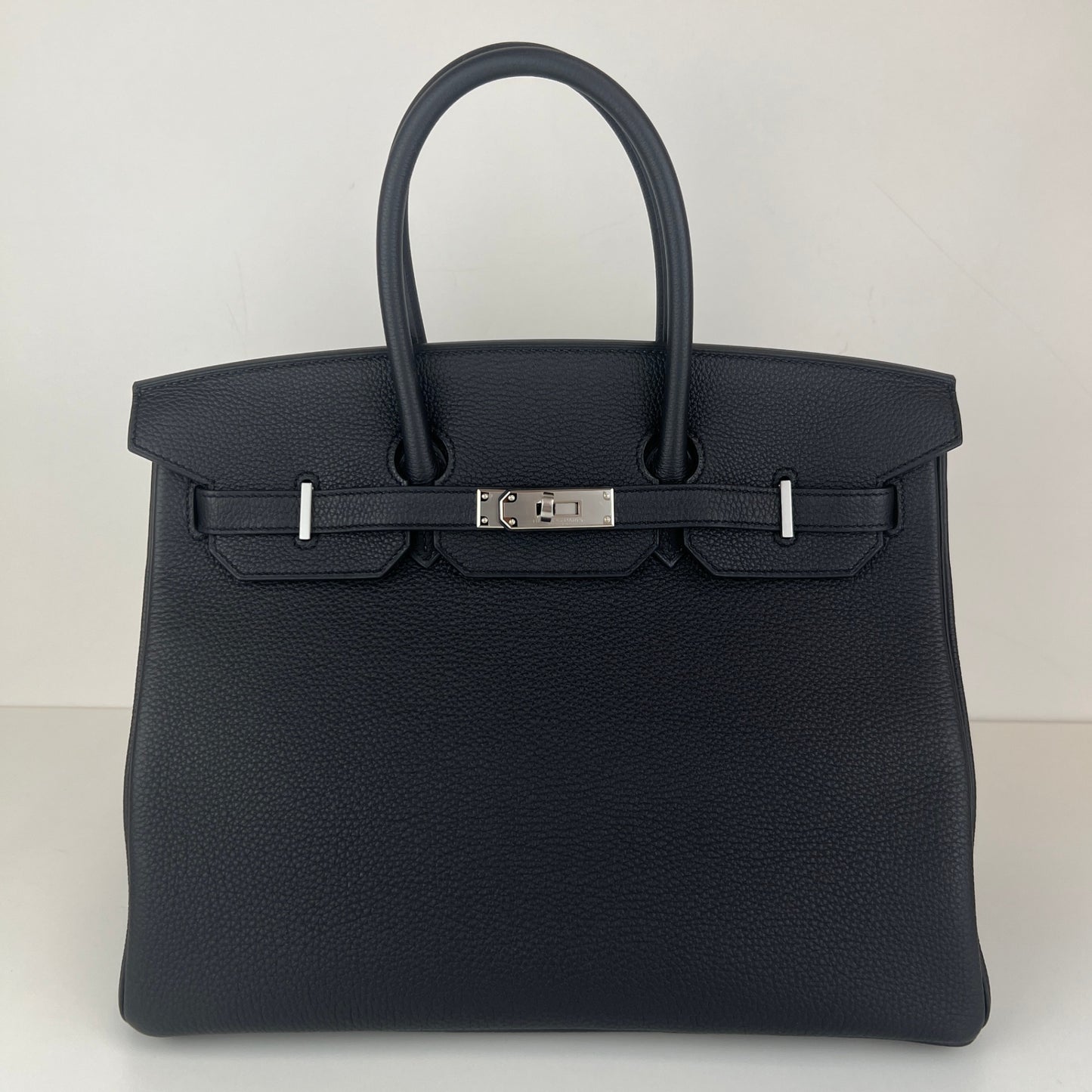 Birkin35 バーキン35 Black ブラック PHW シルバー金具 Stamp-B B刻