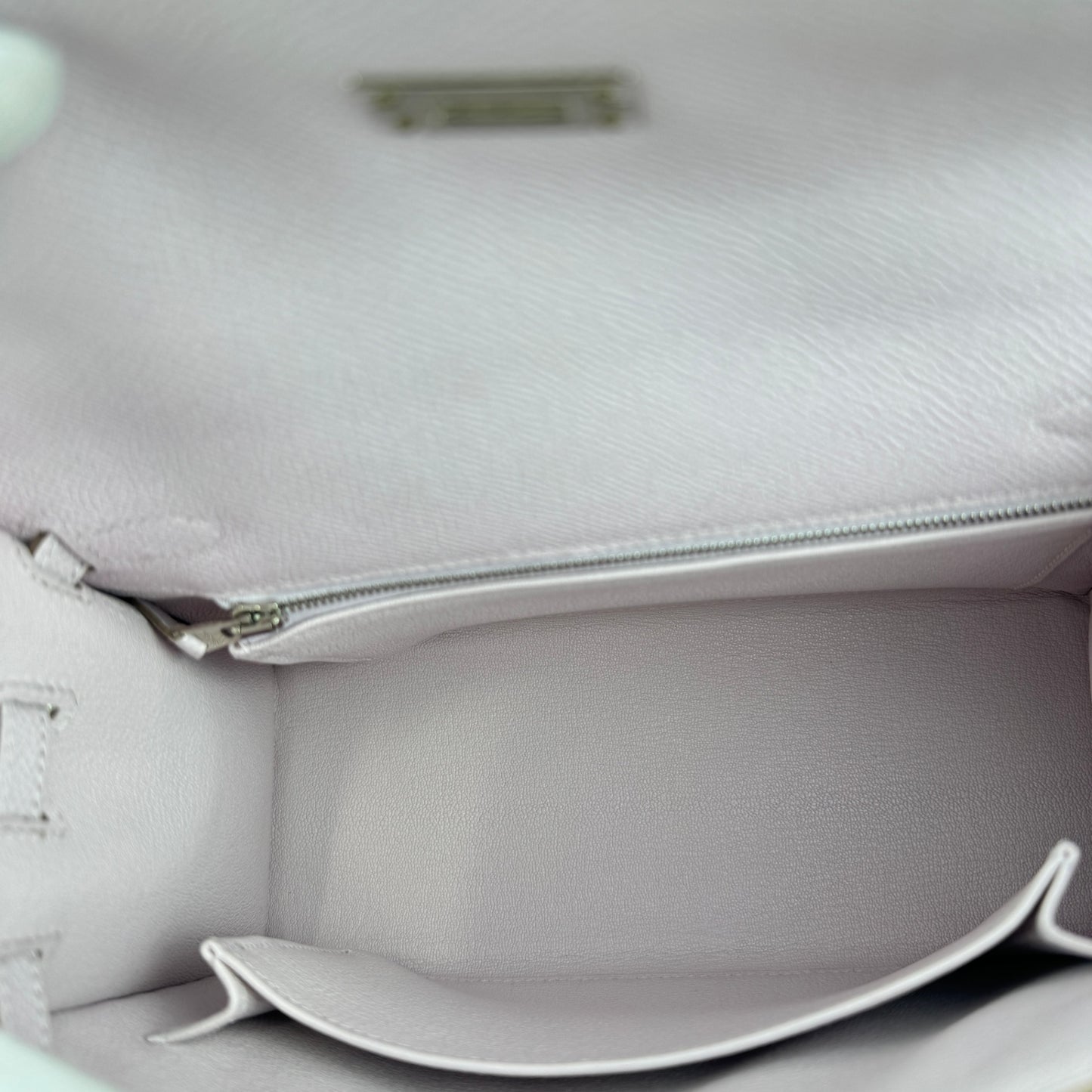 Kelly25 ケリー25 Stamp-B B刻印 Epsom エプソン Mauve pale モーヴペール PHW シルバー金具