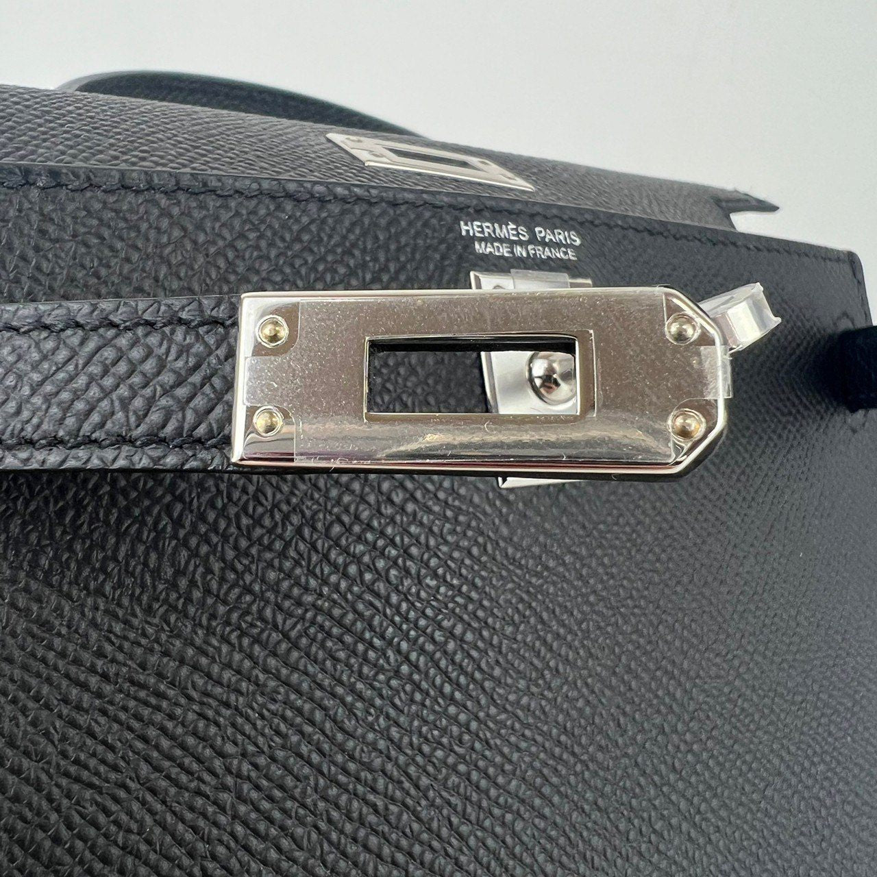 Mini kelly ミニケリー Stamp-B B刻印 Epaom エプソン Black ブラック PHW シルバー金具 2WAYバッグ ショルダーバッグ ハンドバッグ