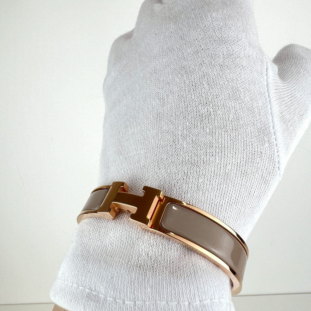 Clic H Bracelet クリックH ブレスレット Rose gold plated ローズゴールドプレーテッド Marron grace マロングラッセ