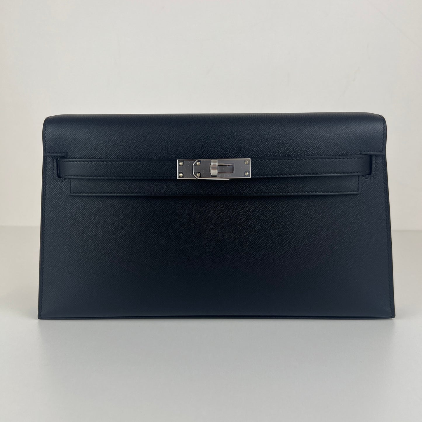 Kelly elan Black ブラック Madame マダム PHW シルバー金具 Stamp-K K刻印