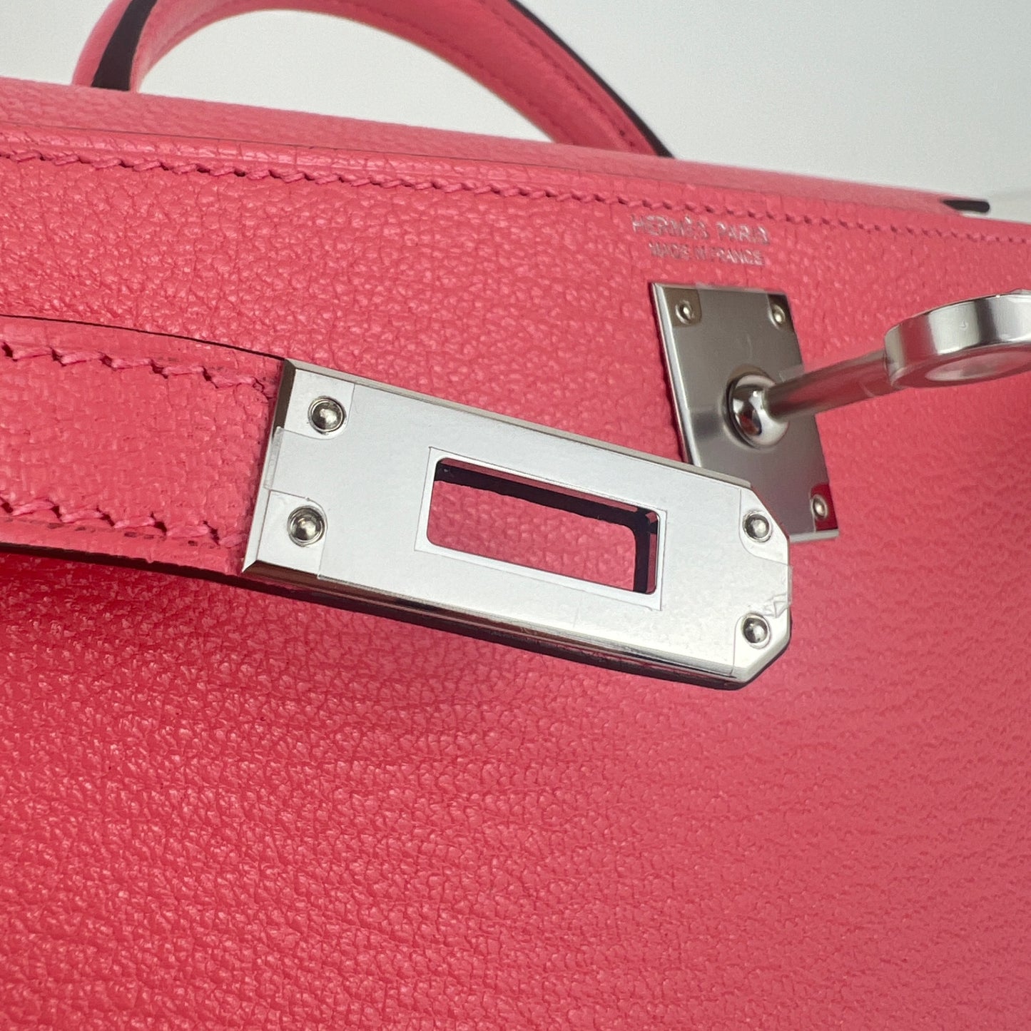 Mini kelly verso ミニケリーヴェルソ Rose ete ローズエテ PHW シルバー金具 Stamp-B B刻