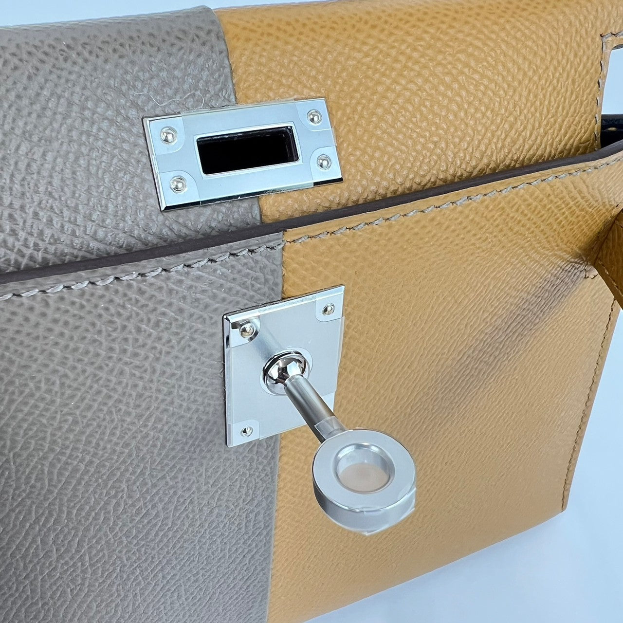 Mini Kelly Casaque ミニケリー カザック Etoupe/sesami エトープ/セサミ SHW シルバー金具 Epsom エプソン Z刻
