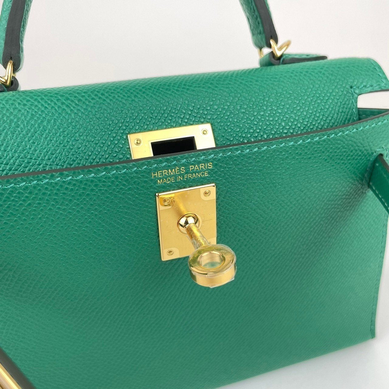 Mini kelly ミニケリー Vert vertigo ヴェールヴェルティゴ Epsom エプソン GHW ゴールド金具 B刻
