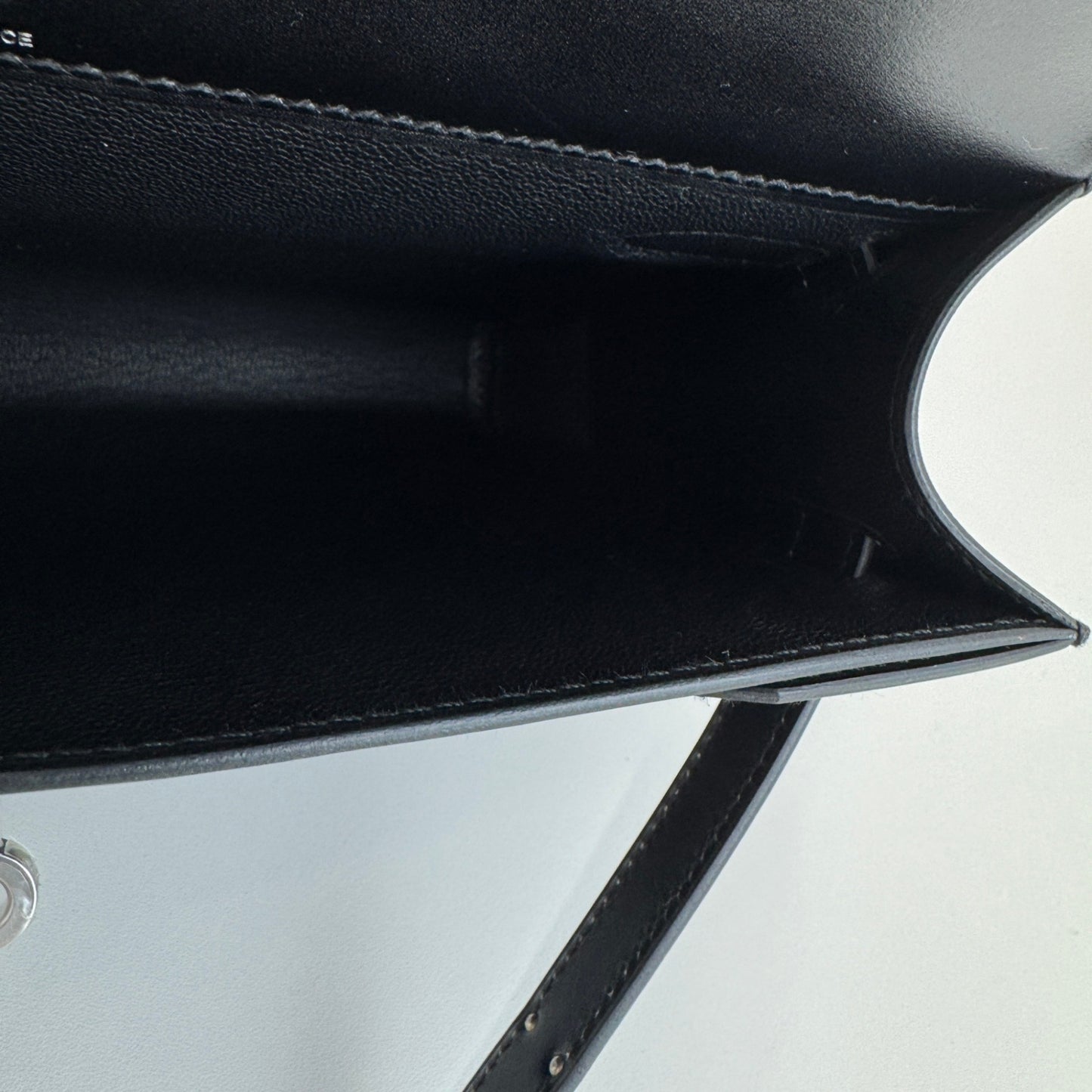 Hermès エルメス Kelly depeche ケリーデペッシュ Stamp-W W刻印 Box calf ボックスカーフ Black ブラック PHW シルバー金具