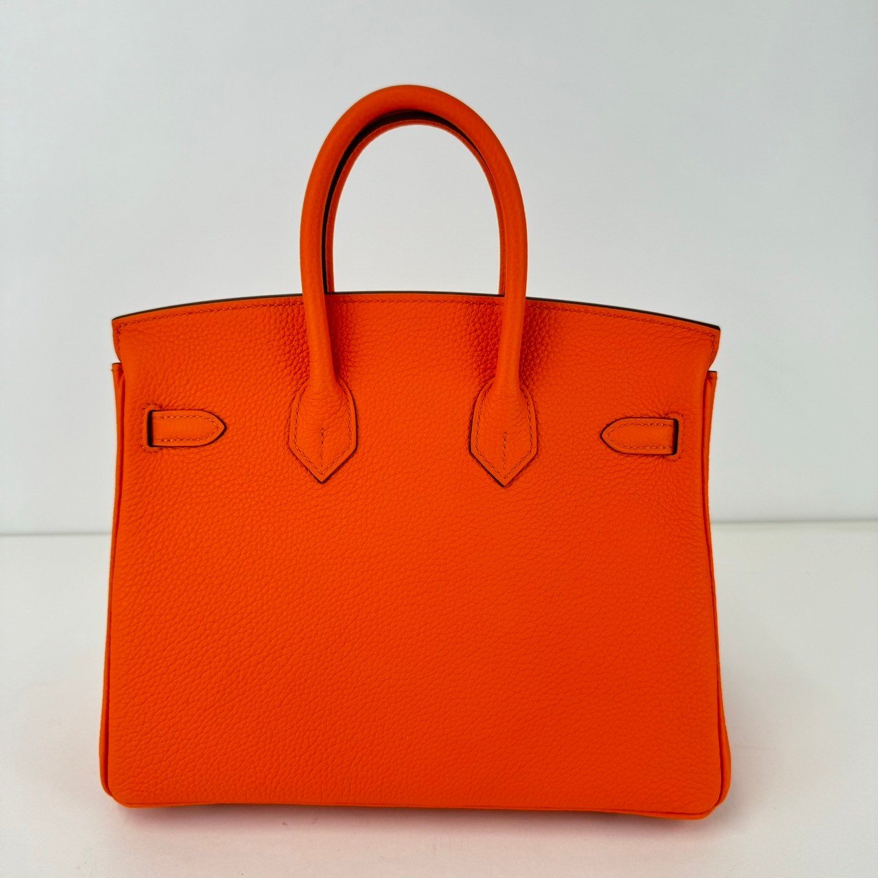 Birkin25 バーキン25 Orange minimum オレンジミニマム PHW シルバー金具 Togo トゴ Stamp-B B刻印