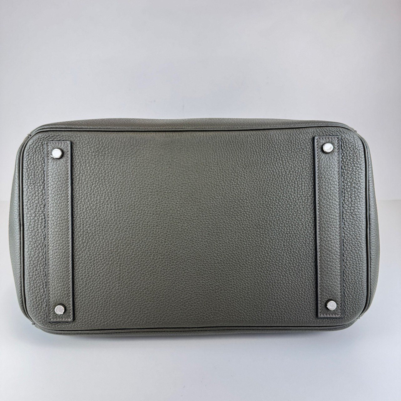 Haut a Courroies オータクロア40 Vert gris ヴェールグリス SV金具 Stamp-U U刻印 Togo トゴ