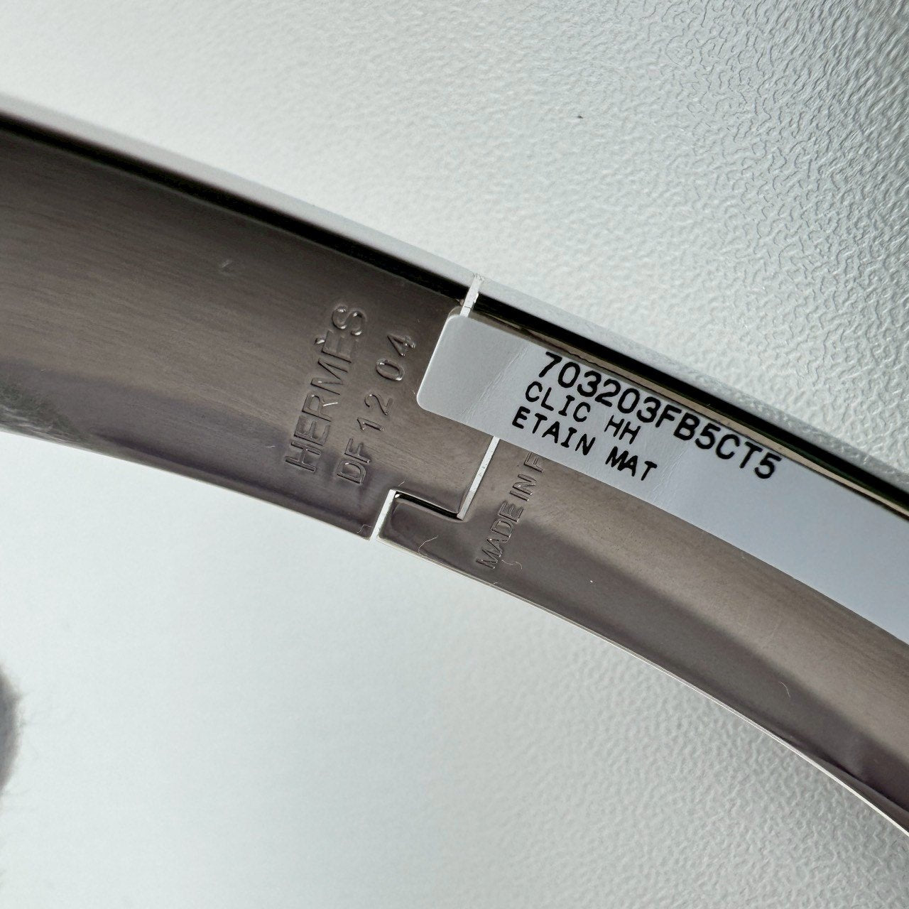 Clic HH T5 クリックHHブレスレット Etain エタン palladium plated シルバー
