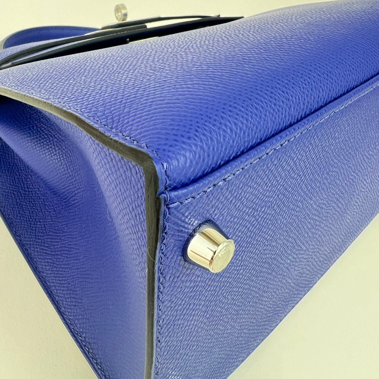 Kelly28 ケリー28 Blue royal ブルーロイヤル Epsom エプソン PHW シルバー金具 B刻