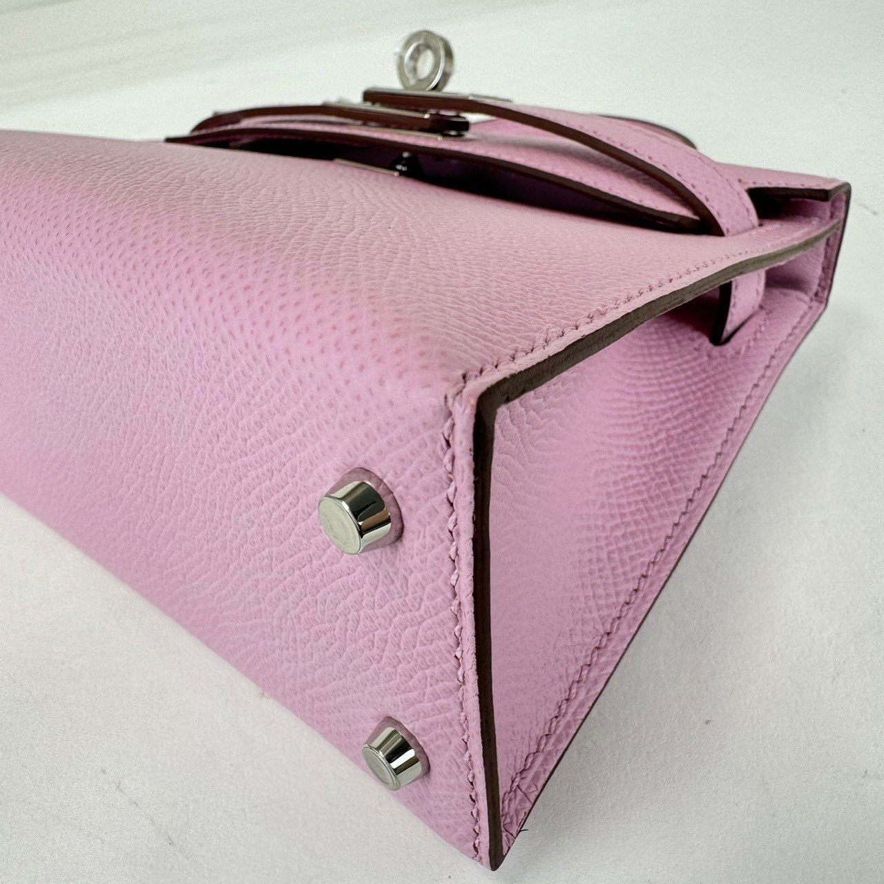 Mini kelly ミニケリー Mauve Sylvestre モーヴシルベストル PHW シルバー金具 Stamp-Z Z刻 Epsom エプソン