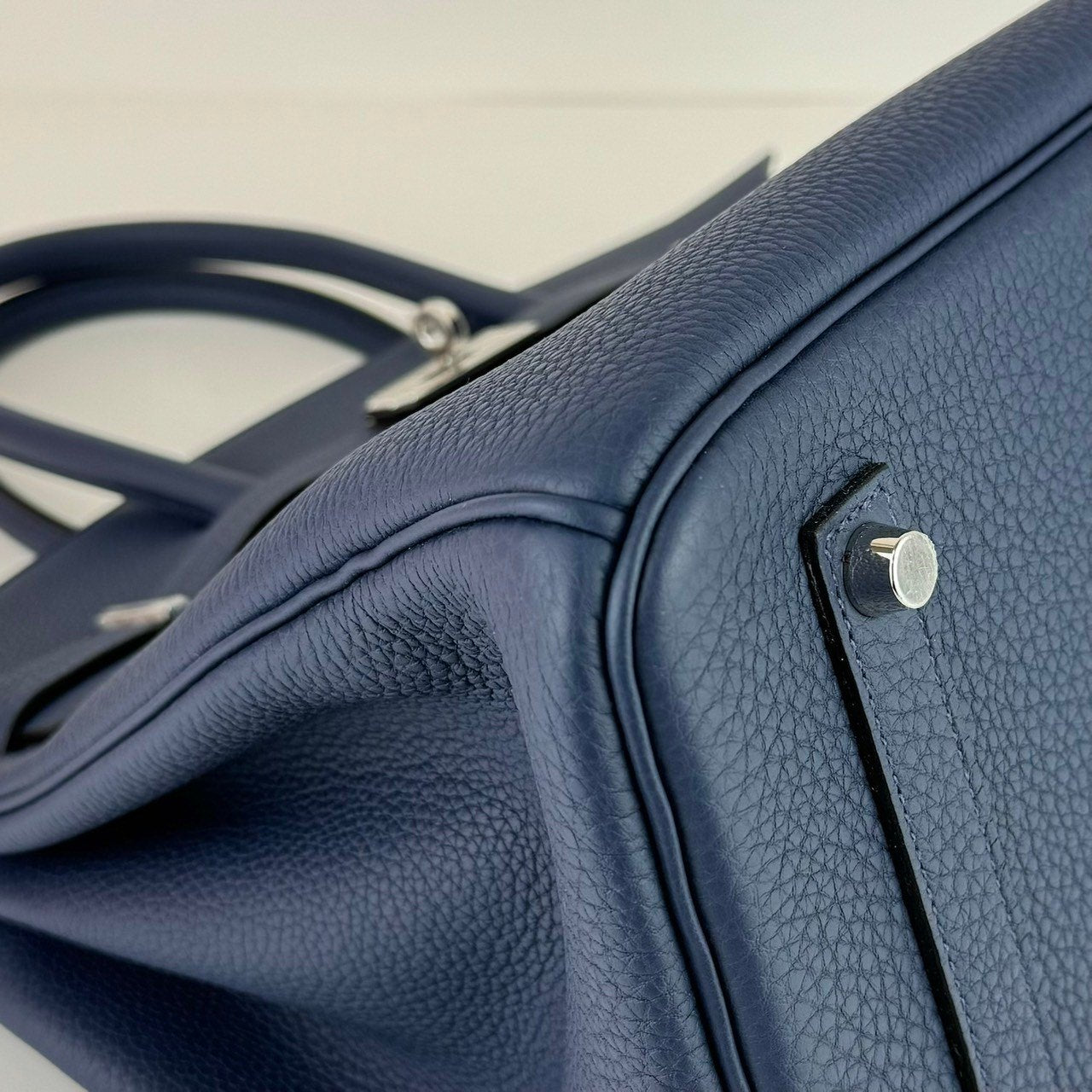 HERMES エルメス Birkin35 バーキン35 Blue navy ブルーネイビー PHW シルバー金具 Togo トゴ Stamp-B B刻印