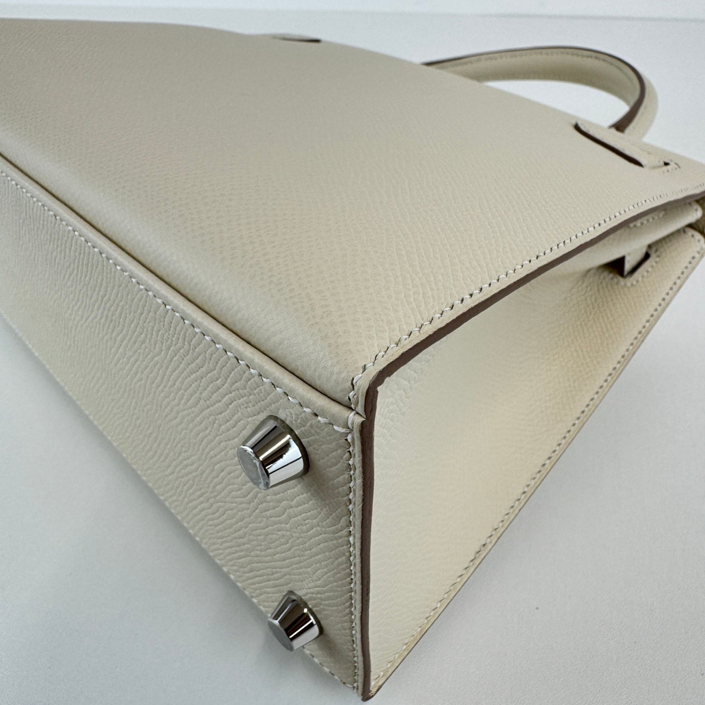 Kelly25 ケリー25 Craie クレ PHW シルバー金具 Epsom エプソン Stamp-W W刻印