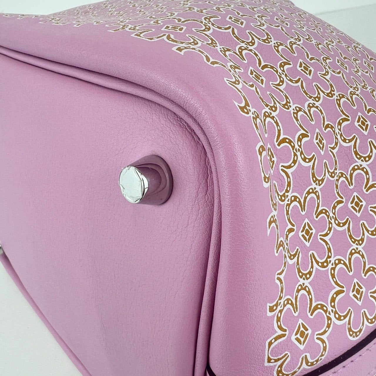 Hermès エルメス Picotin Lock PM Lucky Daisy ピコタンロック PM ラッキーデイジー Stamp-U U刻印 Swift スイフト モーヴシルベストル/キュイーブル/ホワイト PHW シルバー金具