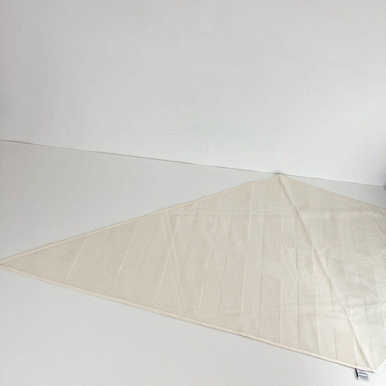 Hermès エルメス ロザンジュ 《ストライプH》 LOSANGE カシミア 100% White ホワイト