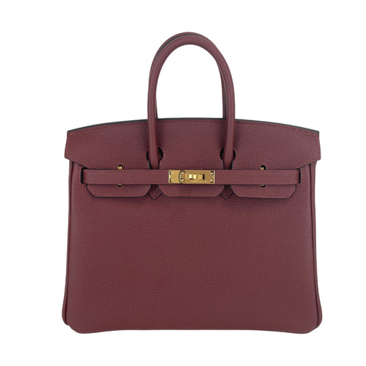 Birkin25 バーキン25 Rouge H ルージュアッシュ  GHW ゴールド金具 Togo トゴ Stamp-W W刻印