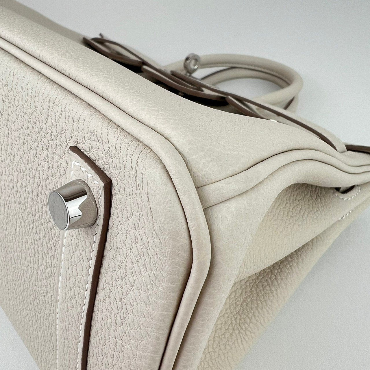 Birkin25 バーキン25 Craie クレ Togo トゴ PHW シルバー金具 Stamp-W W刻印