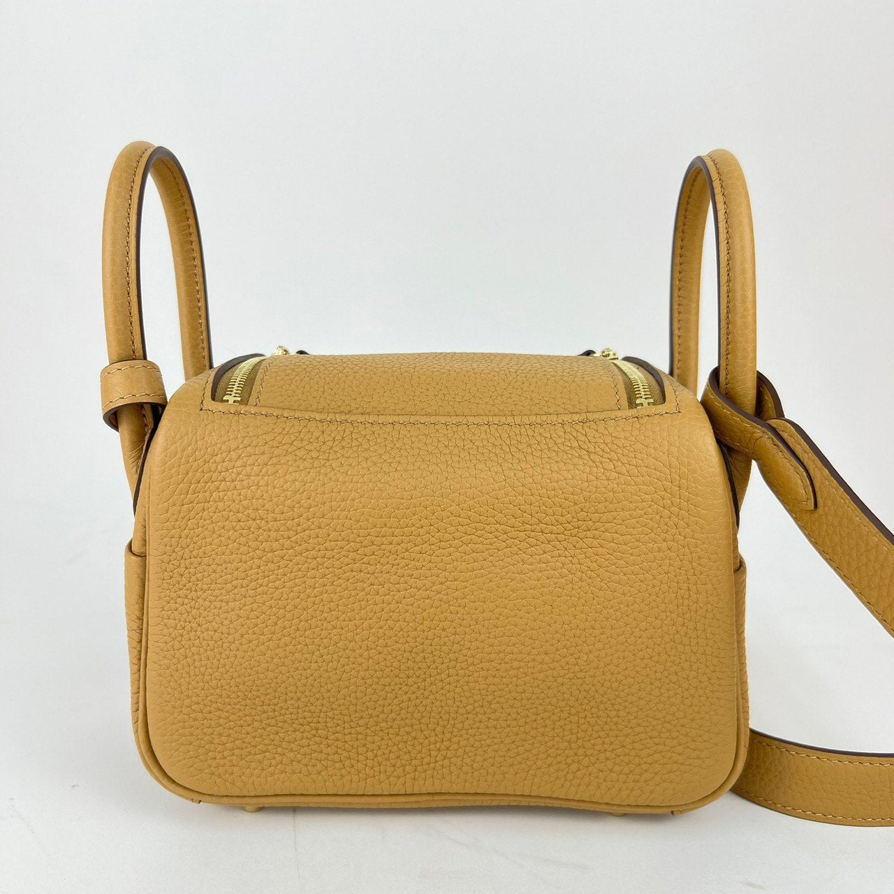 Lindy mini リンディーミニ Biscuit ビスキュイ Taurillon Clemence トリヨンクレマンス GHW ゴールド金具 B刻