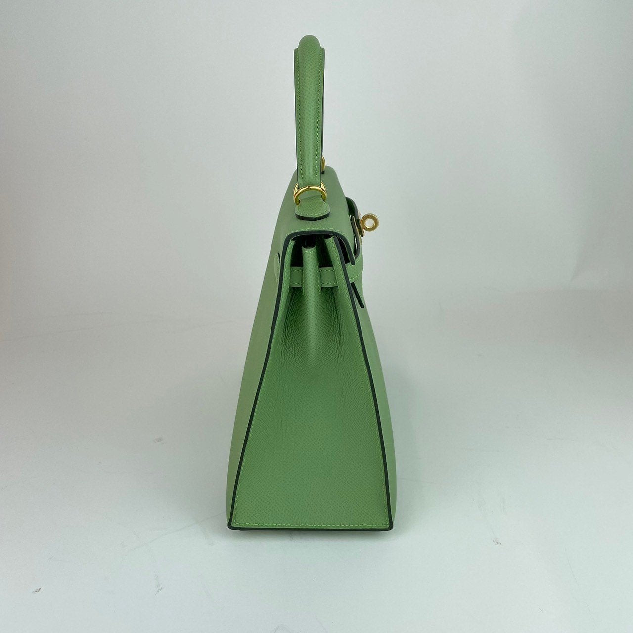 Kelly25 ケリー25 Vert criquet ヴェールクリケット Epsom エプソン GHW ゴールド金具 U刻