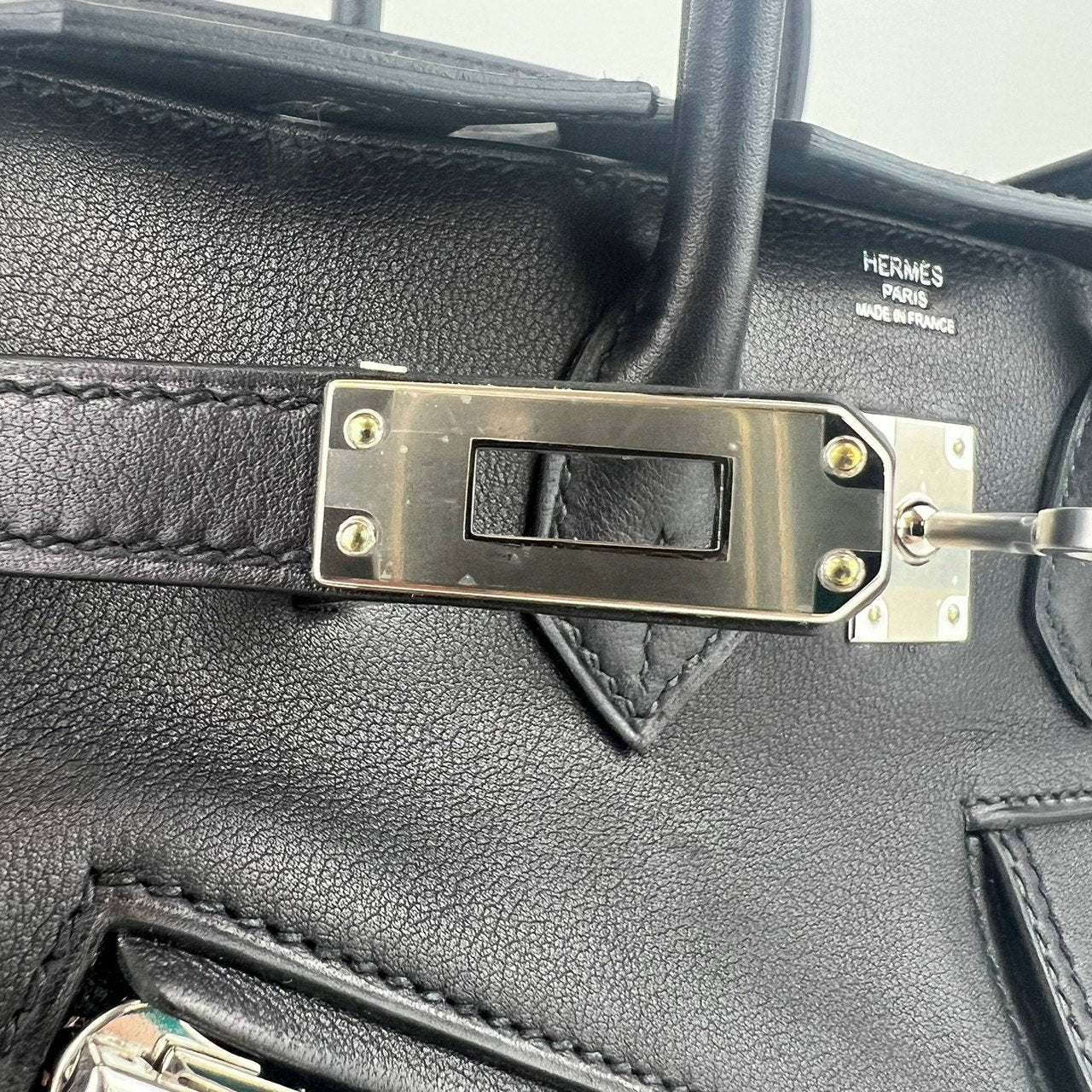 Birkin25 Rock バーキン25ロック Black ブラック PHW シルバー金具 B刻印 Veau Volupto ヴォーヴォリュプト