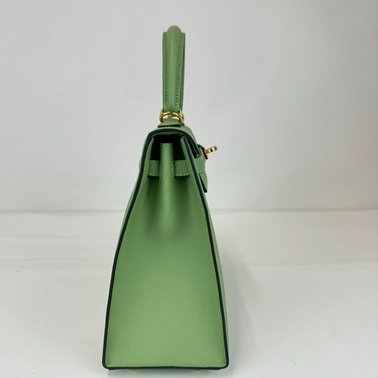 Kelly25 ケリー25 Vert Criquet ヴェールクリケット Epsom エプソン GHW ゴールド金具 Stamp-Y Y刻印