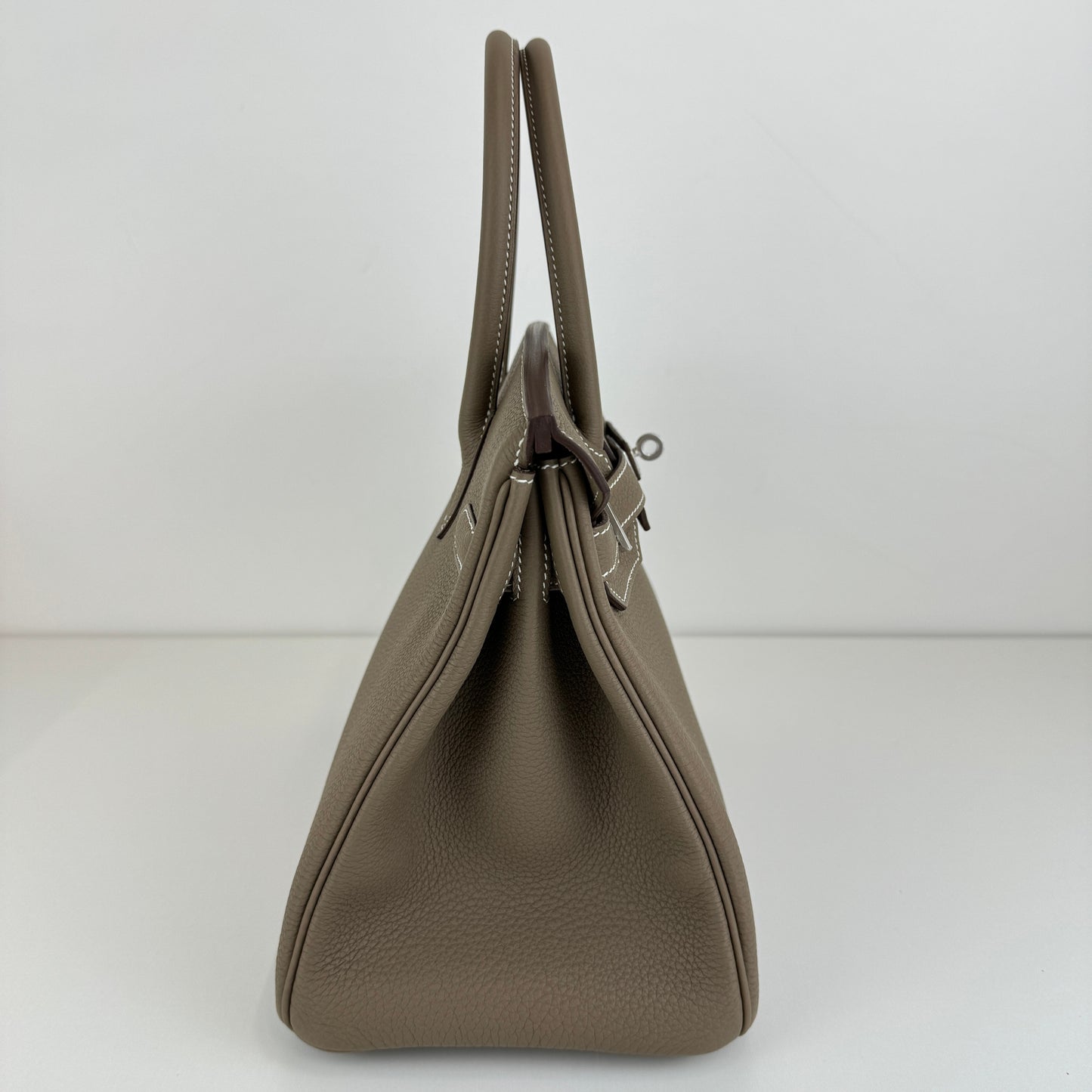 Birkin30 バーキン30 Etoupe エトープ Togo トゴ PHW シルバー金具 Stamp-W W刻印 ハンドバッグ