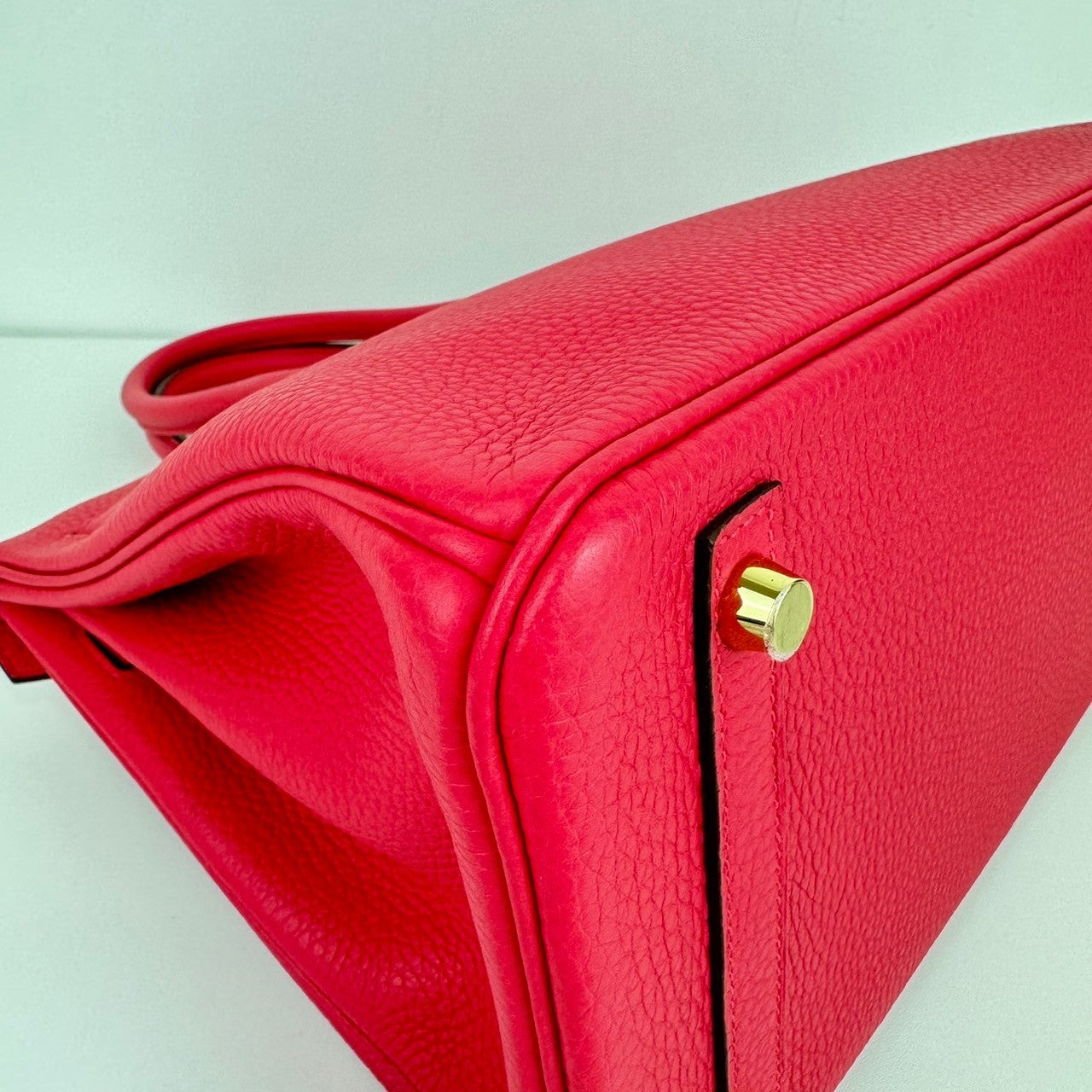 Birkin30 バーキン30 Rose extreme ローズエクストリーム Clemence クレマンス GHW ゴールド金具 Stamp-D D刻印