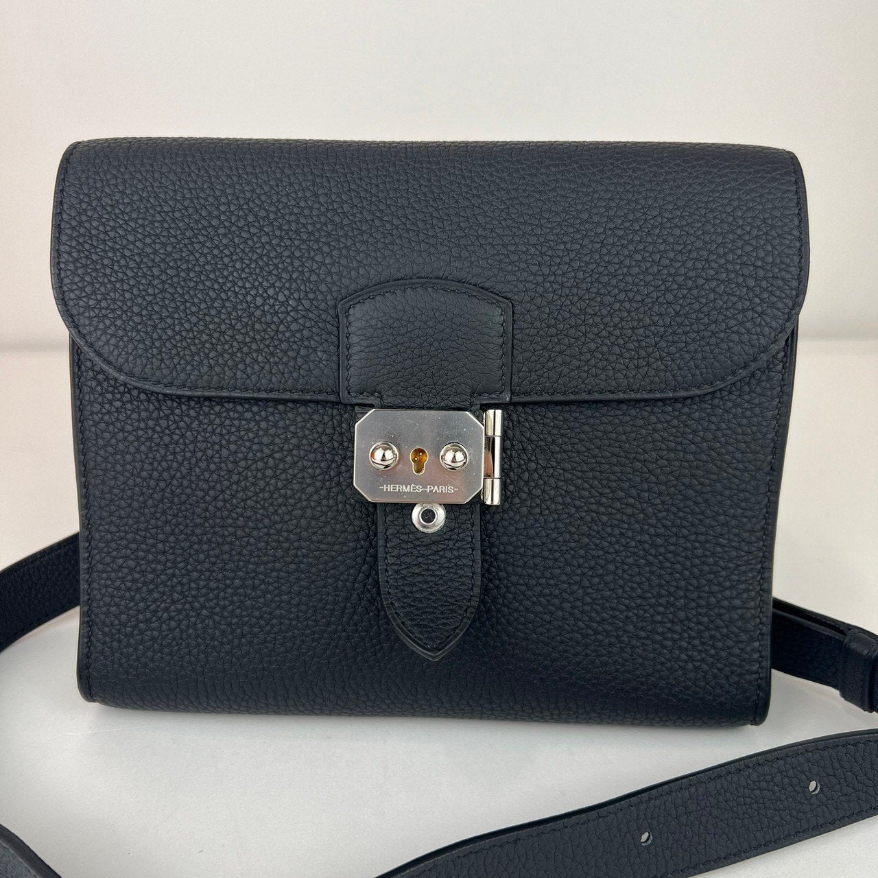 Sac a depeches サック ア デペッシュ Black ブラック PHW シルバー金具 B刻印 Togo トゴ ショルダーバッグ ボディバッグ ユニセックス