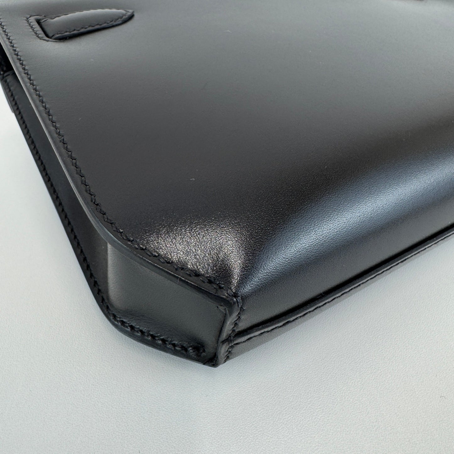 Hermès エルメス Kelly depeche ケリーデペッシュ Stamp-W W刻印 Box calf ボックスカーフ Black ブラック PHW シルバー金具