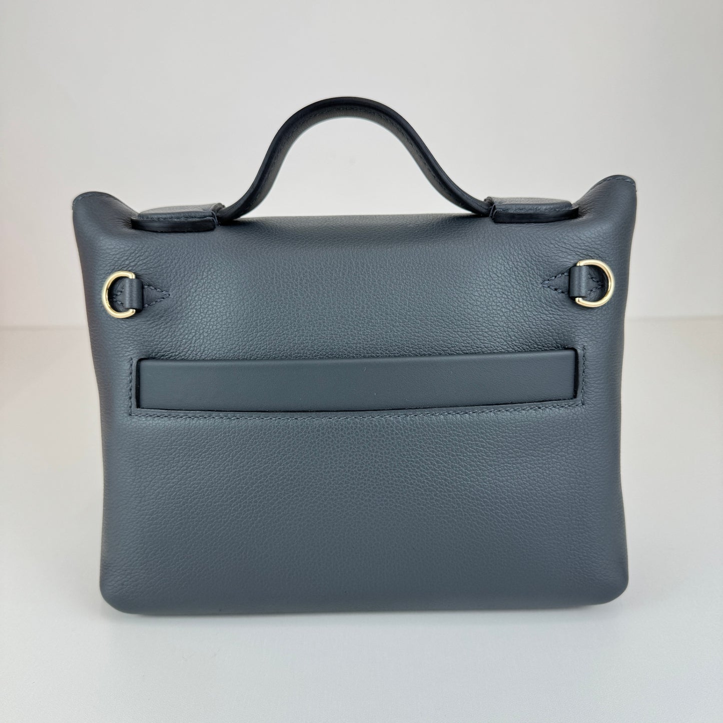 Van quatre mini ヴァンキャトルミニ Stamp-K K刻印 Evercolor/Swift エバーカラー/スイフト Gris meyer/Black グリメイヤー/ブラック PMBHW シャンパンゴールド金具
