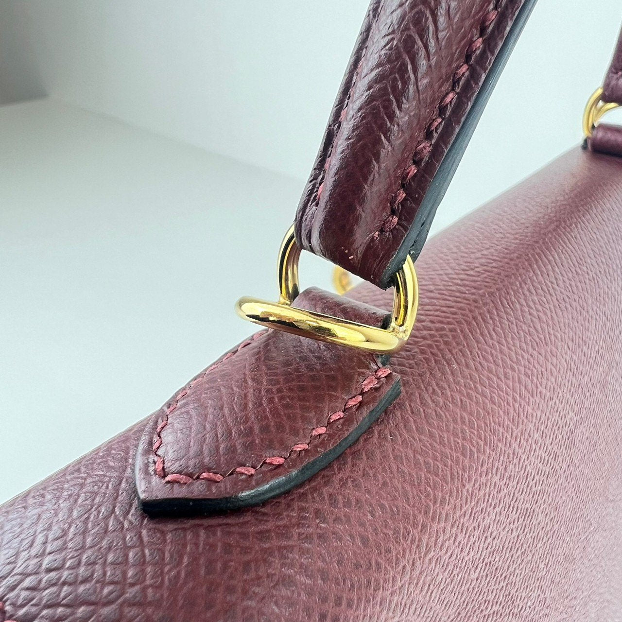 Kelly25 ケリー25 Rouge H ルージュアッシュ GHW ゴールド金具 Y刻印 Epsom エプソン