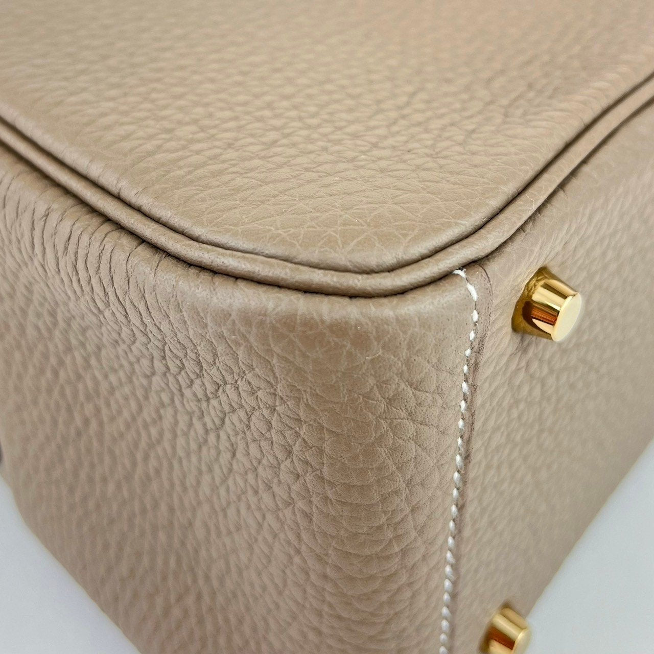 Lindy mini リンディーミニ Etoupe エトープ Taurillon Clemence トリヨンクレマンス GHW ゴールド金具 W刻