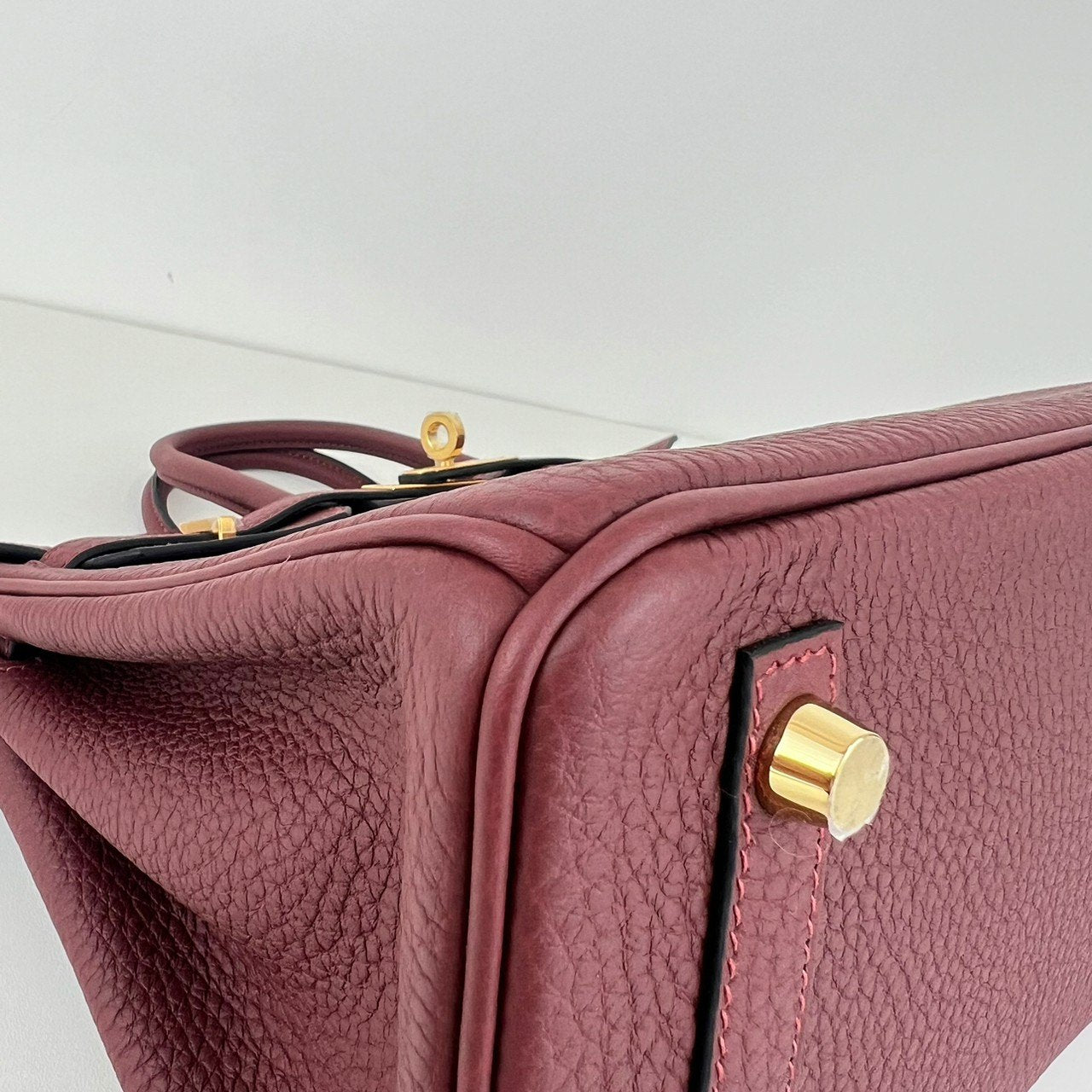 Birkin25 バーキン25 Rouge H ルージュアッシュ GHW ゴールド金具 W刻 Togo トゴ