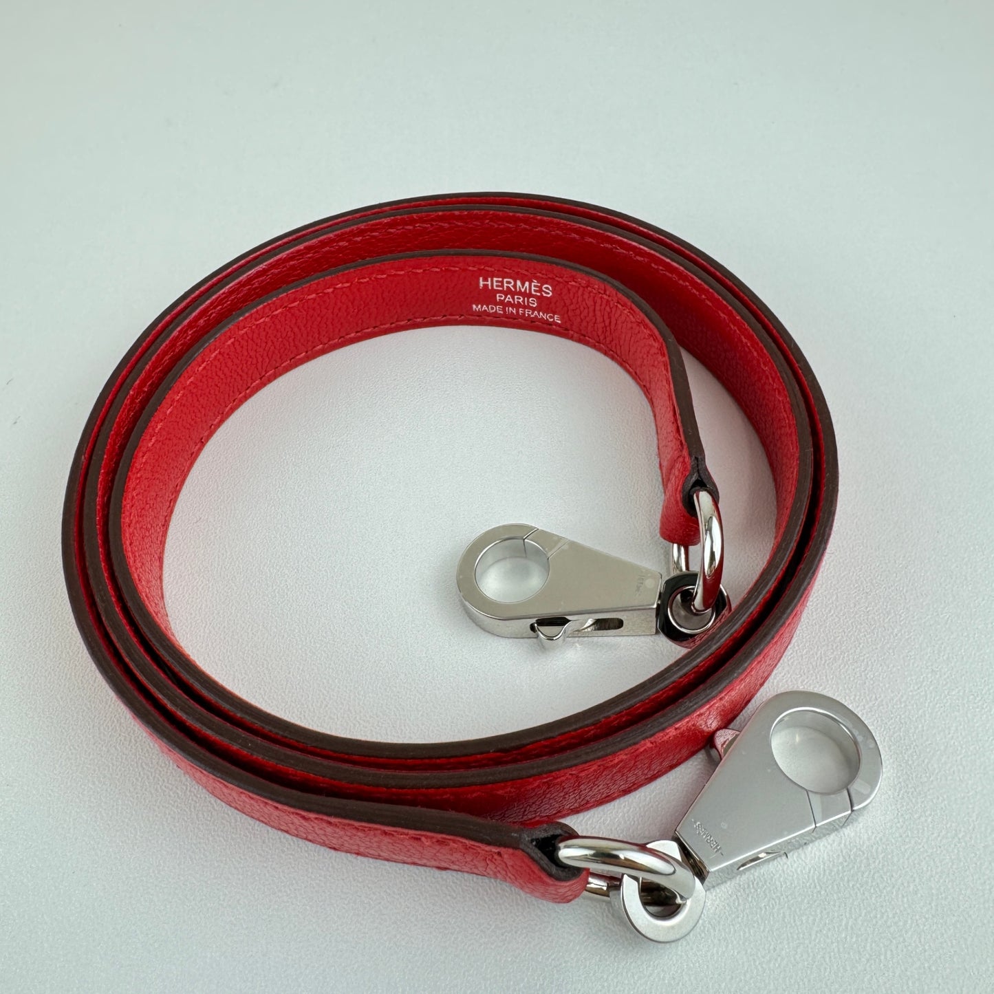 Kelly25 ケリー25 Rouge de coeur ルージュクー シルバー金具 Stamp-K K刻印 Chevre シェーブル