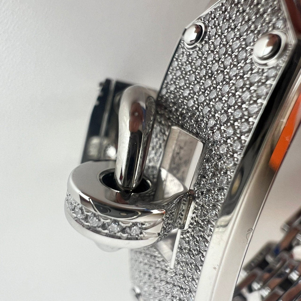 Kelly watch diamond ケリーウォッチダイヤモンド シルバー Box calf ボックスカーフ