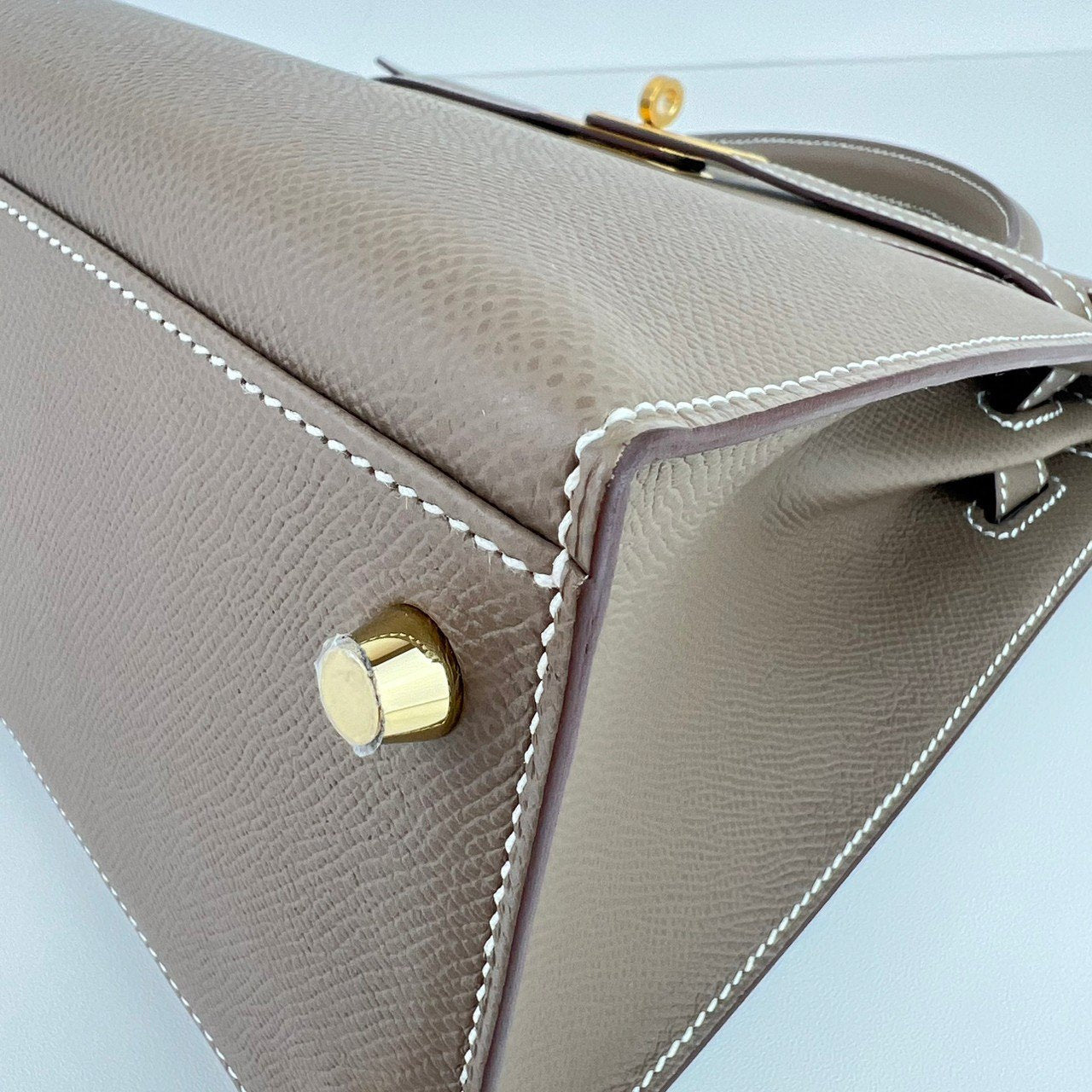 Kelly28 ケリー28 Etoupe エトゥープ GHW ゴールド金具 Epsom エプソン Stamp-B B刻印
