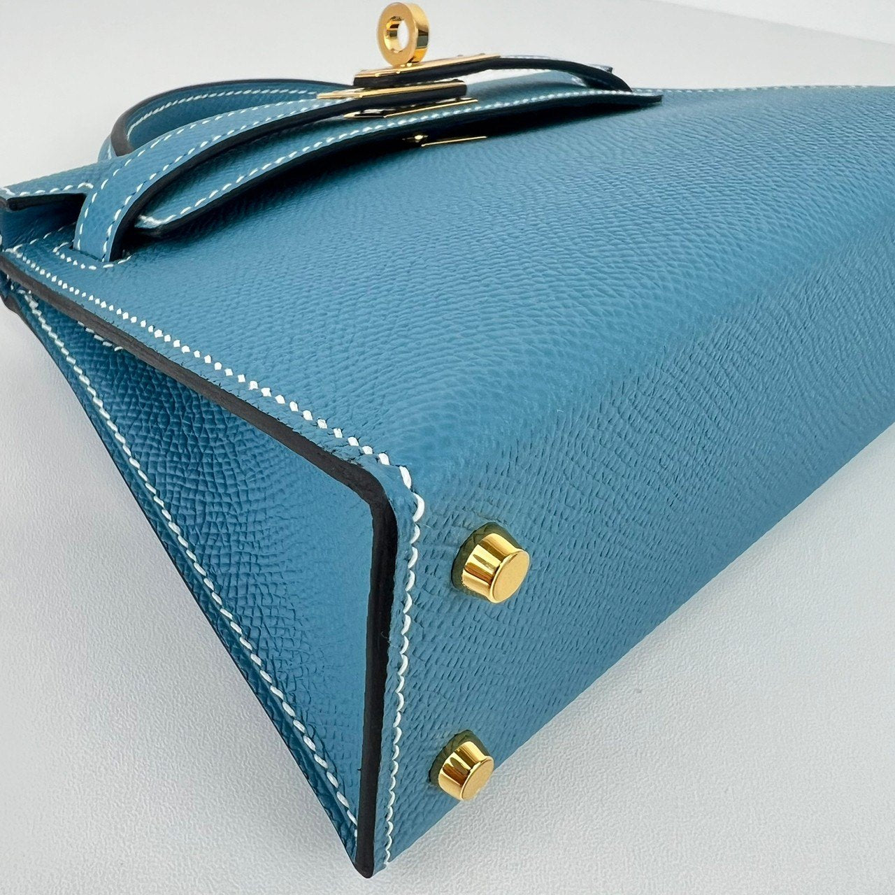 Mini kelly ミニケリー New blue jean ニューブルージーン GHW ゴールド金具 Epsom エプソン Stamp-W W刻印