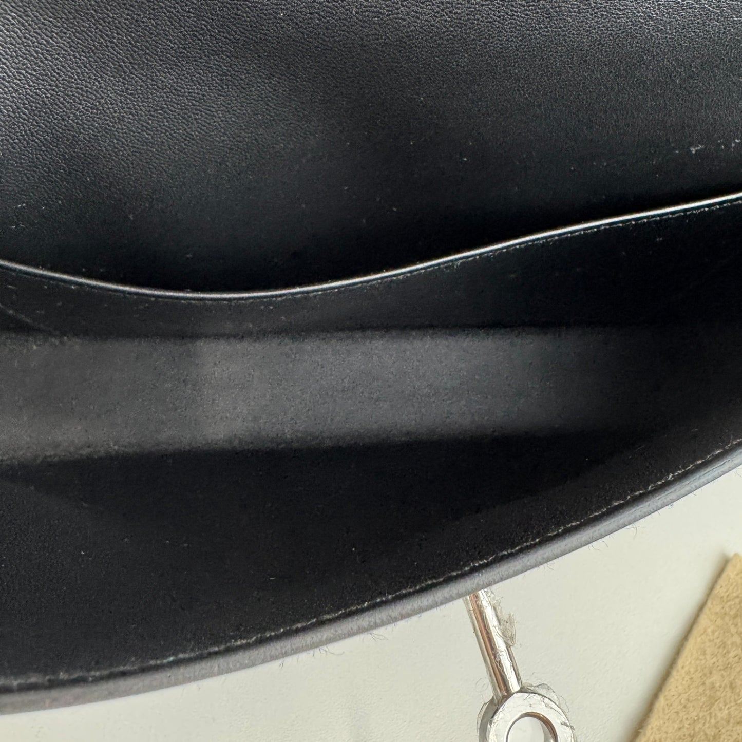 Hermès エルメス Kelly elan cheval de bois ケリーエラン シュヴァル ドゥ ボワ Stamp-W W刻印 Tadelakt タデラクト Black ブラック PHW シルバー金具
