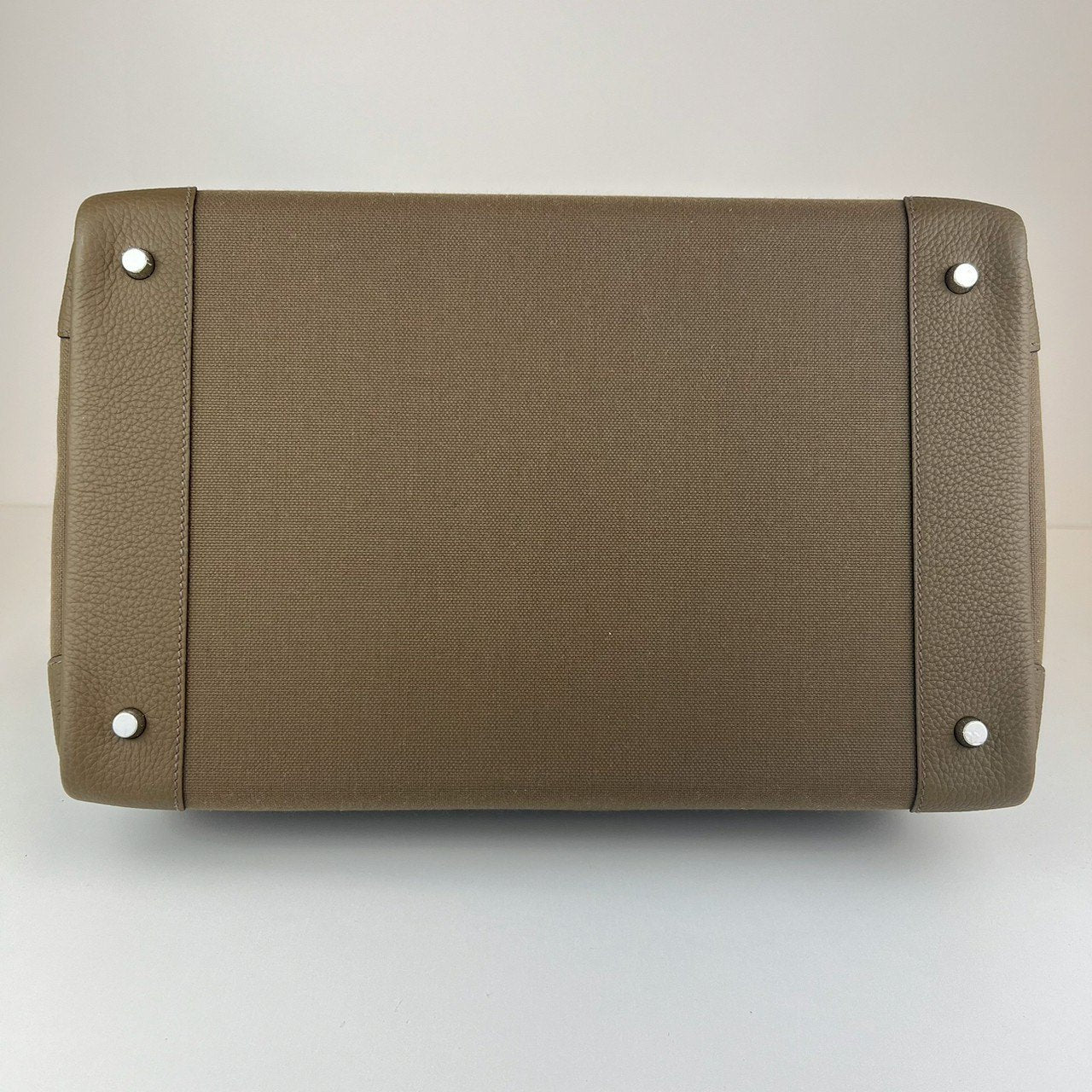 新品未使用 Hermès エルメス Haut a Courroies 40 オータクロア 40 Toundra ツンドラ PHW シルバー金具 Togo/Toile Militaire トゴ/トワルミリタリー ハンドバッグ メンズバッグ
