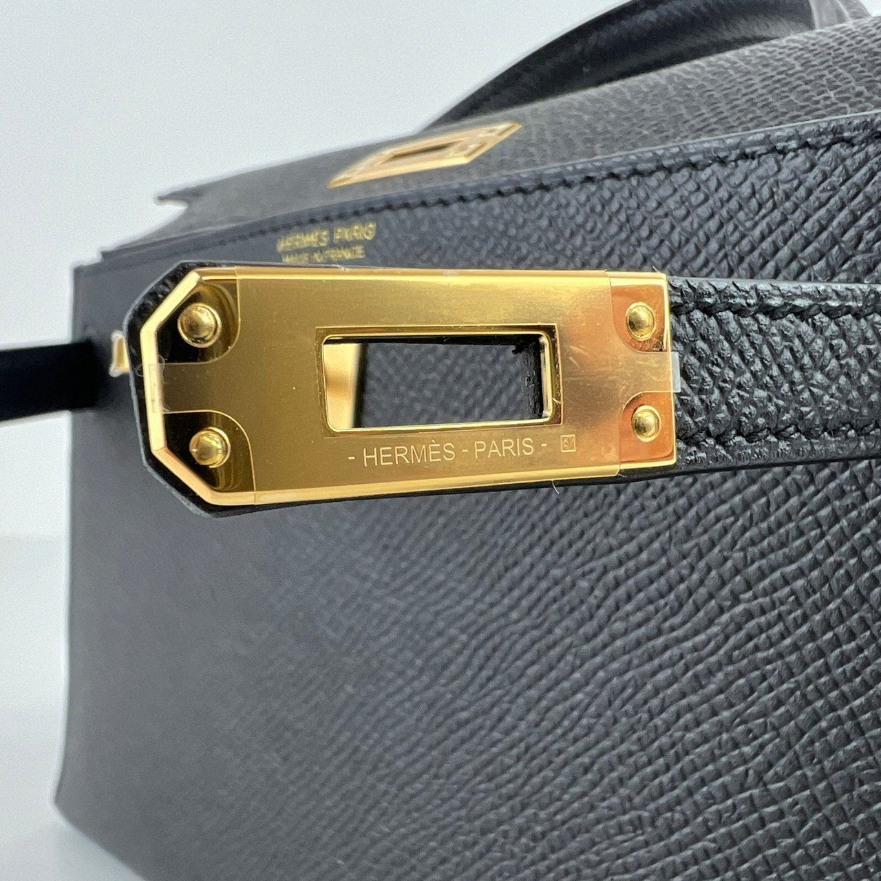 Mini kelly ミニケリー Black ブラック GHW ゴールド金具 W刻印 Epsom エプソン