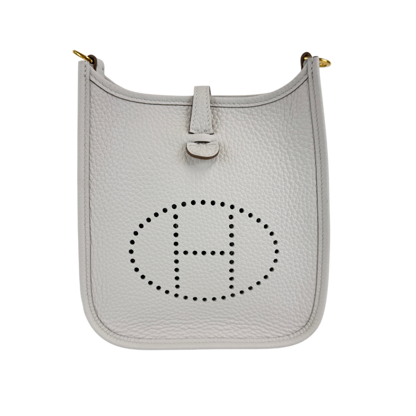 Evelyne TPM エブリンTPM New white ニューホワイト Taurillon Clemence トリヨンクレマンス GHW ゴールド金具 Stamp-W W刻印